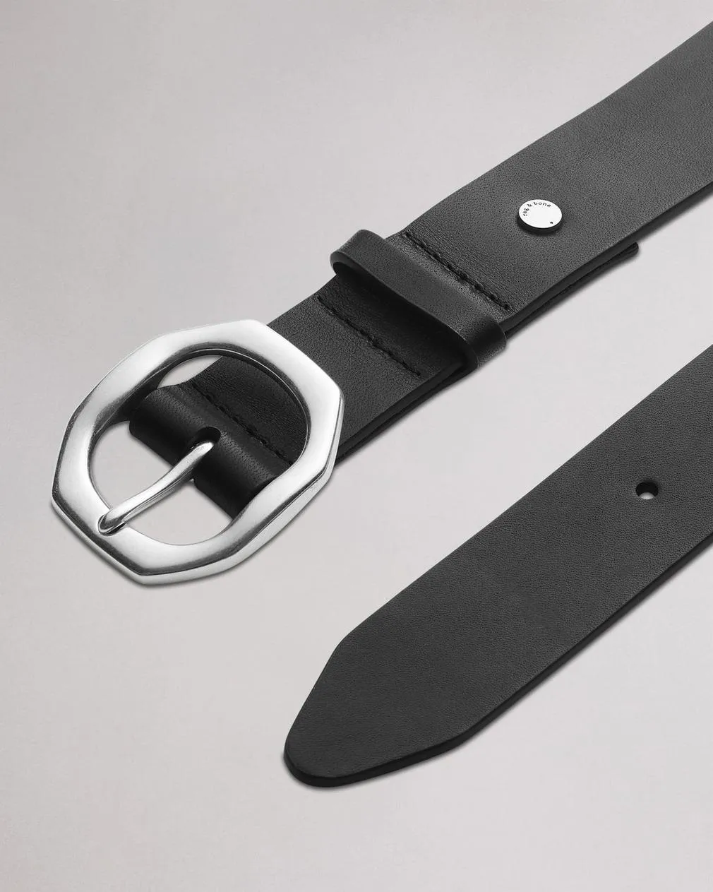 Round Buckle Waist Belt