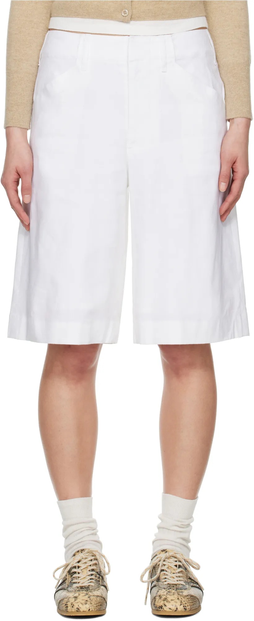 Banks Linen-Blend Shorts