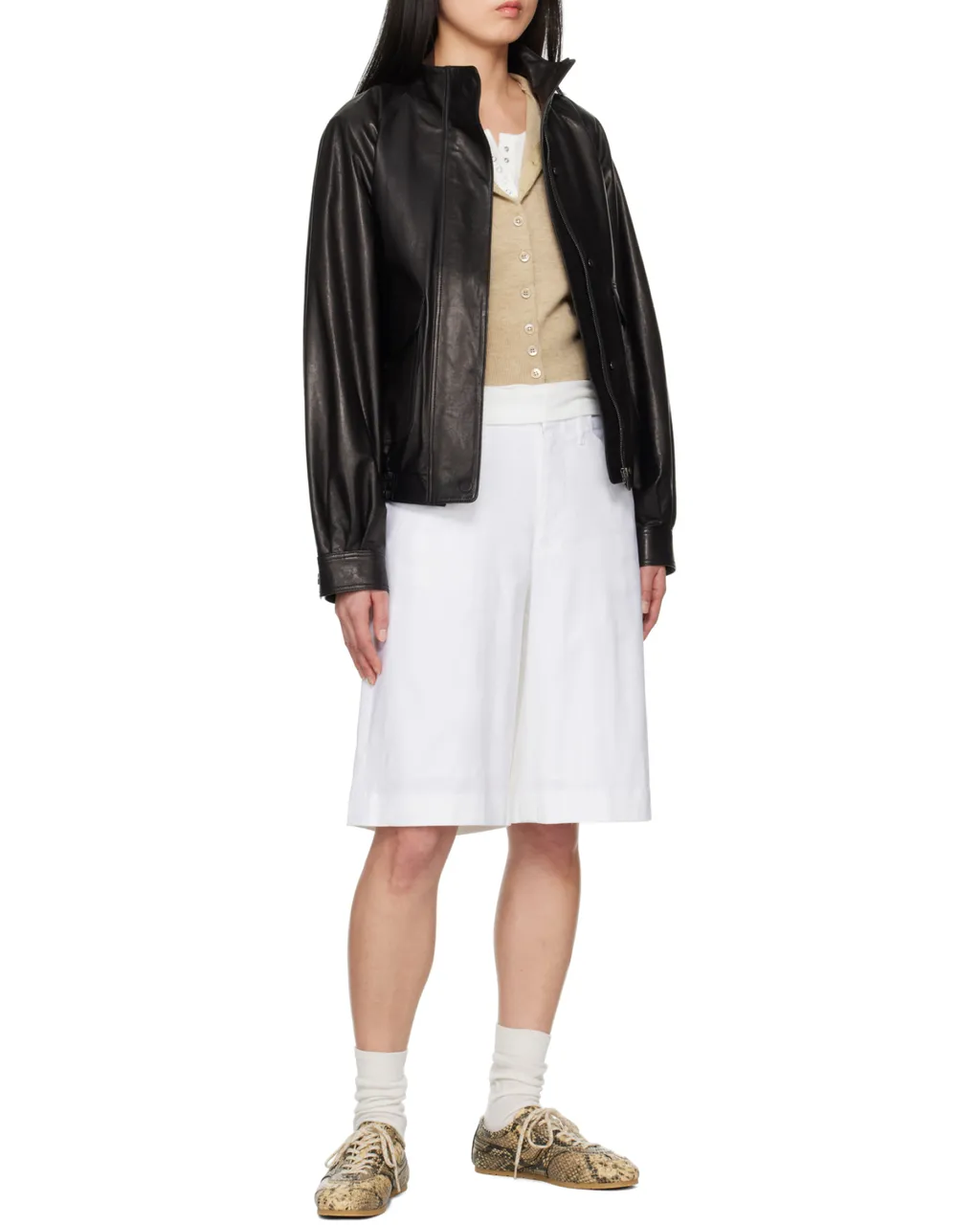 Banks Linen-Blend Shorts