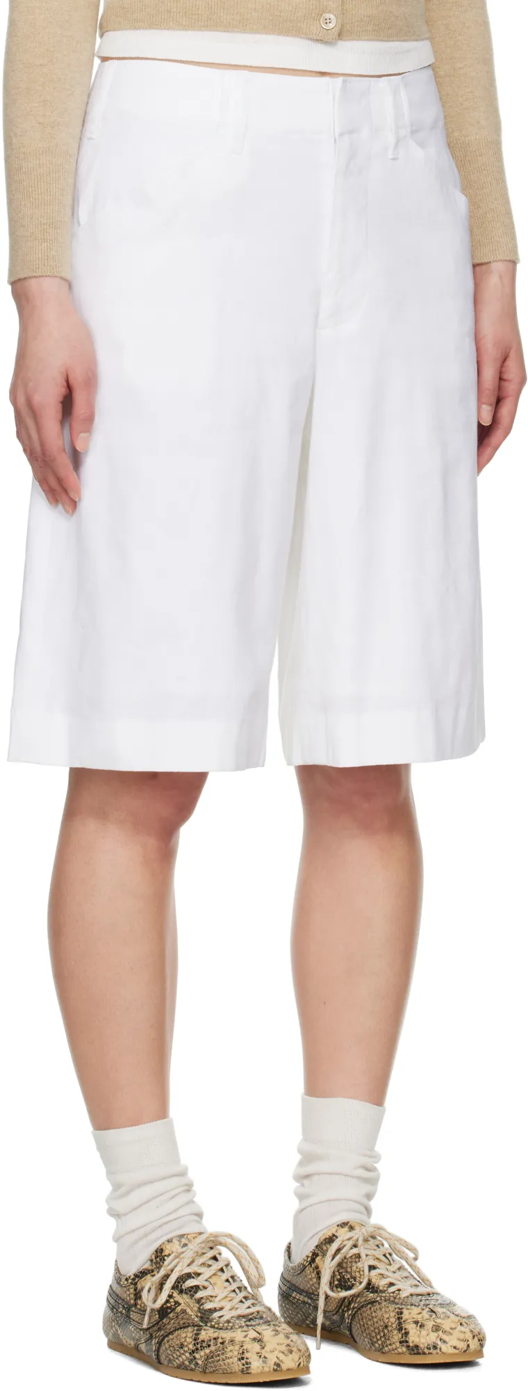 Banks Linen-Blend Shorts