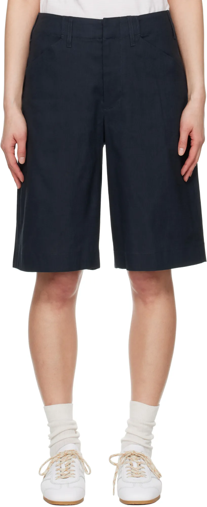 Banks Linen-Blend Shorts