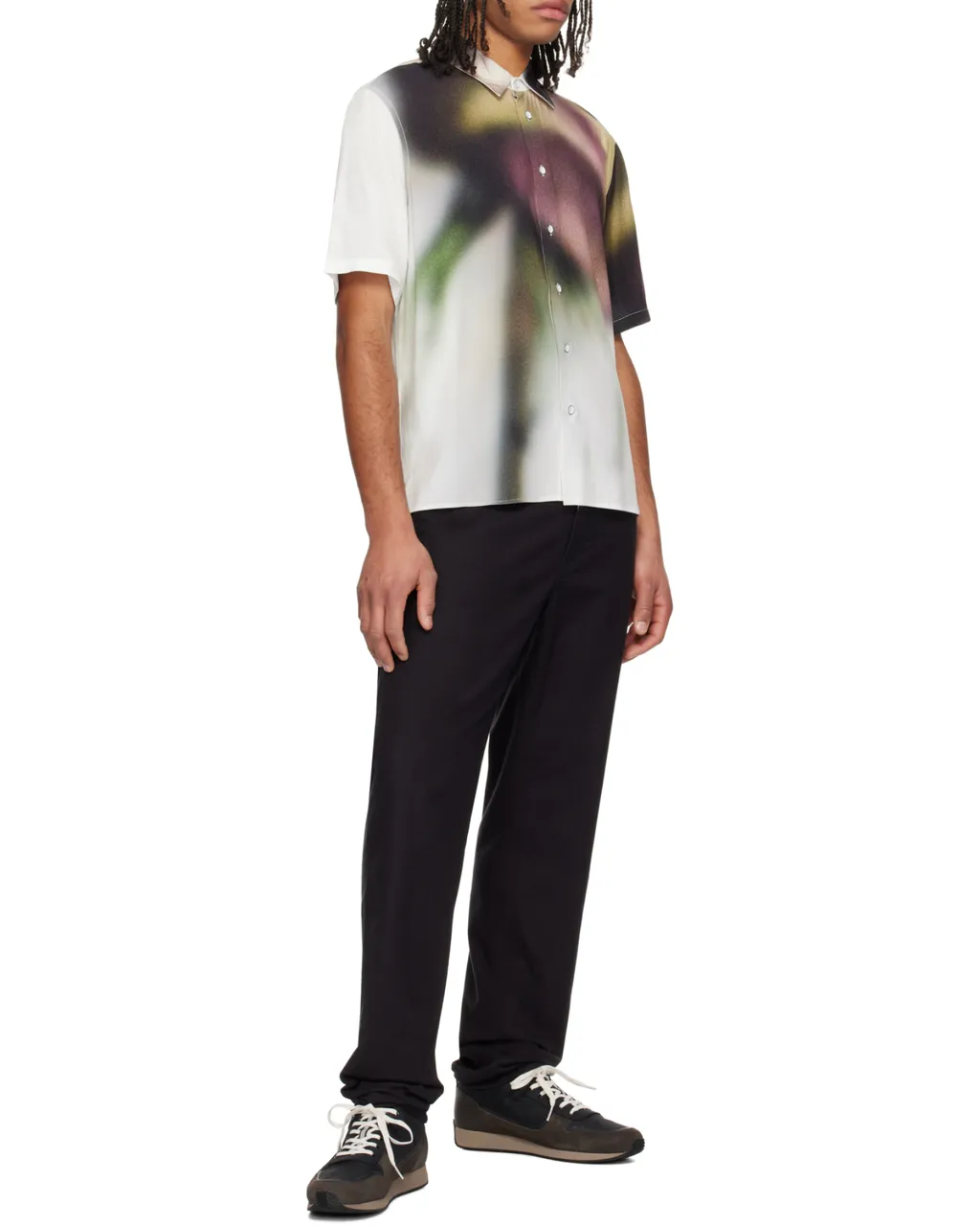 Dalton Rose-Print Shirt