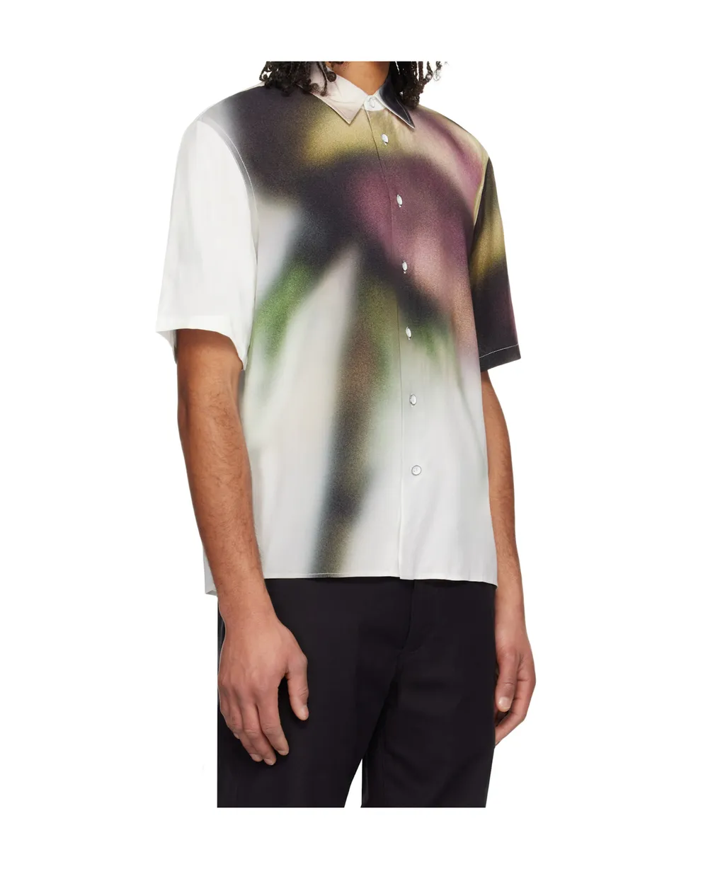Dalton Rose-Print Shirt