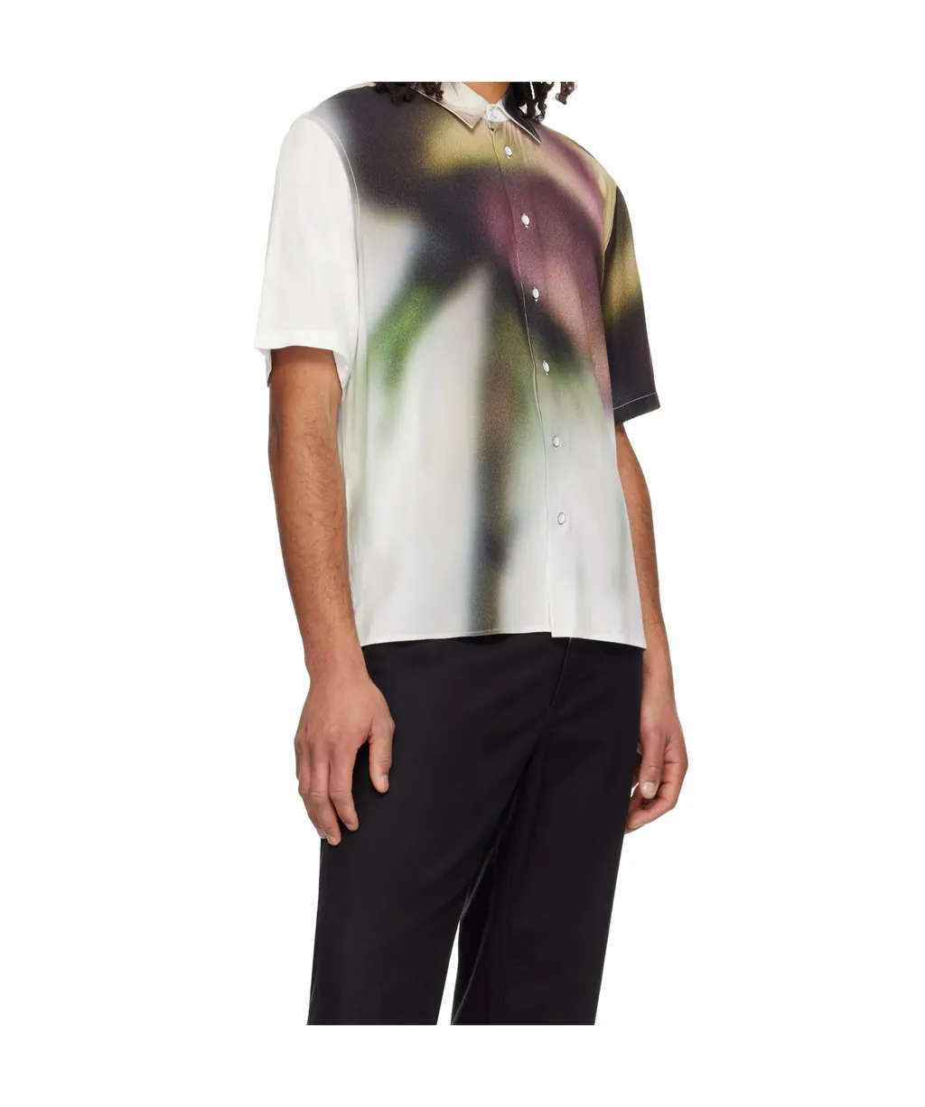 Dalton Rose-Print Shirt