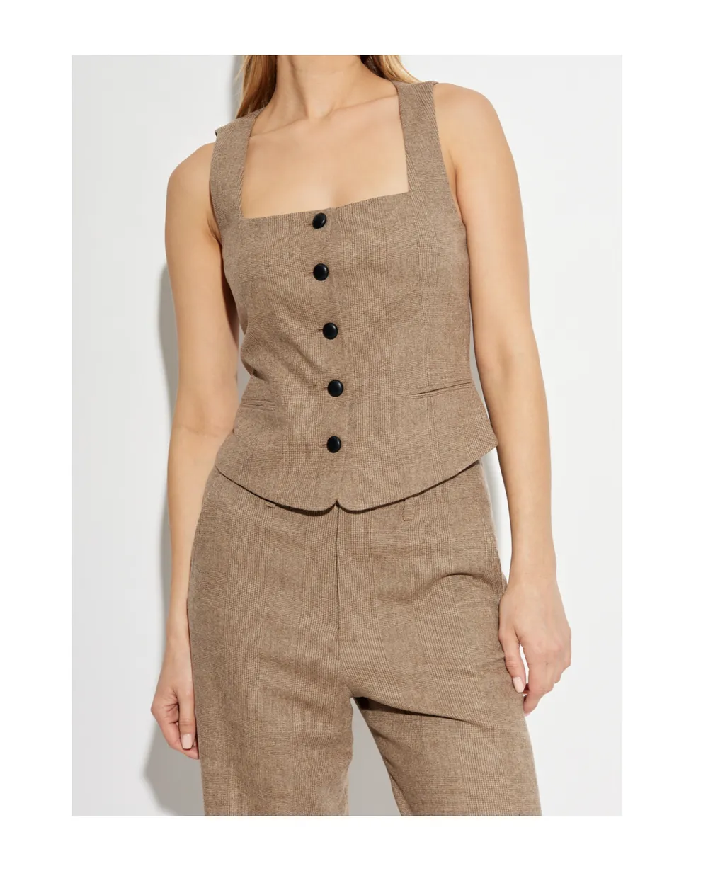 Checked Waistcoat