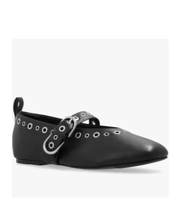 Adjustable Button Ballet Flats