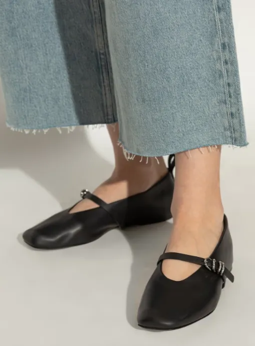 Buckle Mary Jane Flats