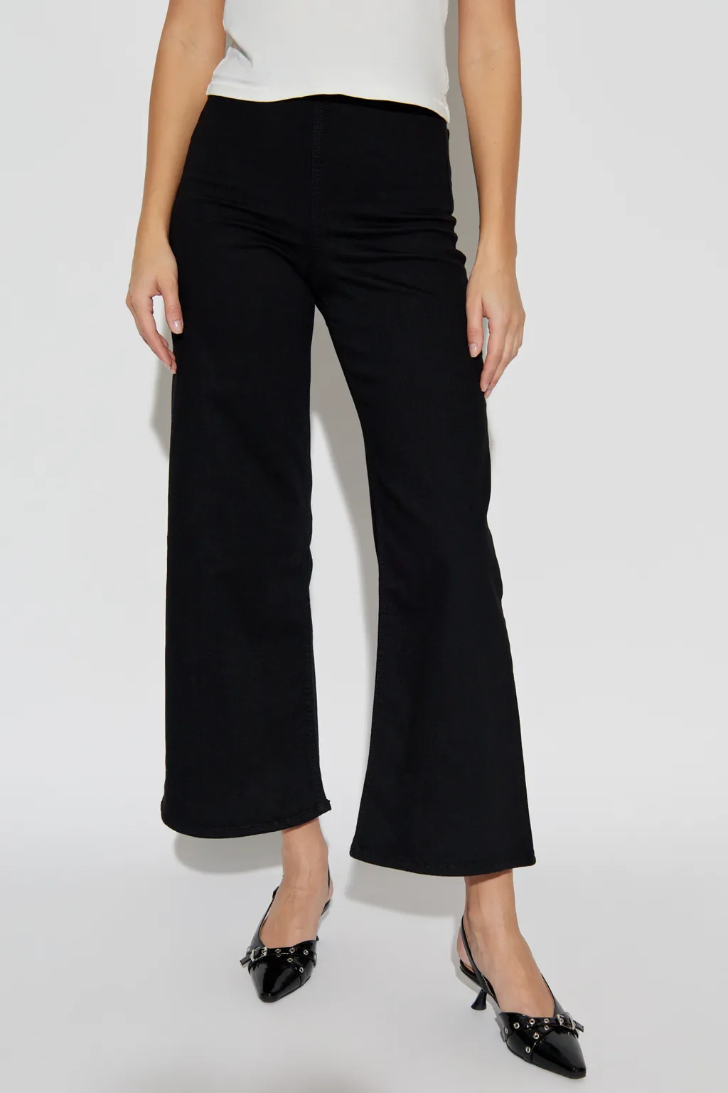High-Rise Denim Pants