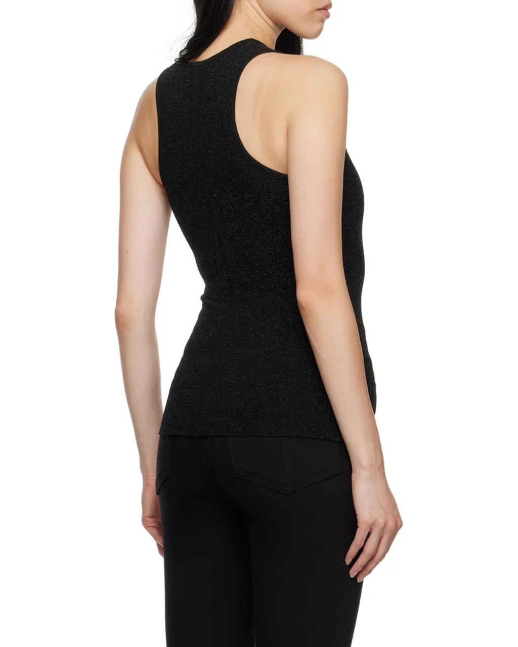 Knitted Round-Neck Vest