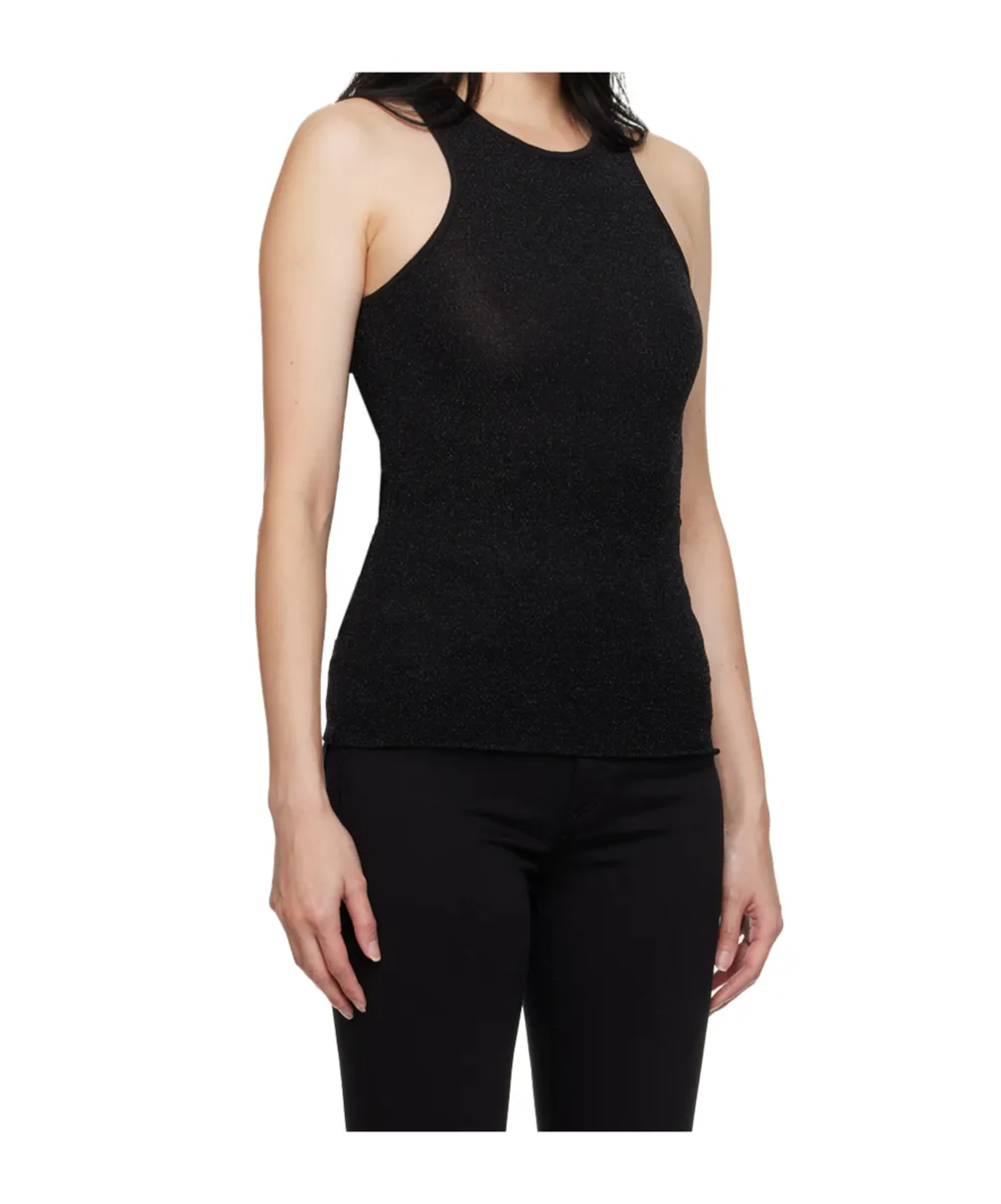 Knitted Round-Neck Vest