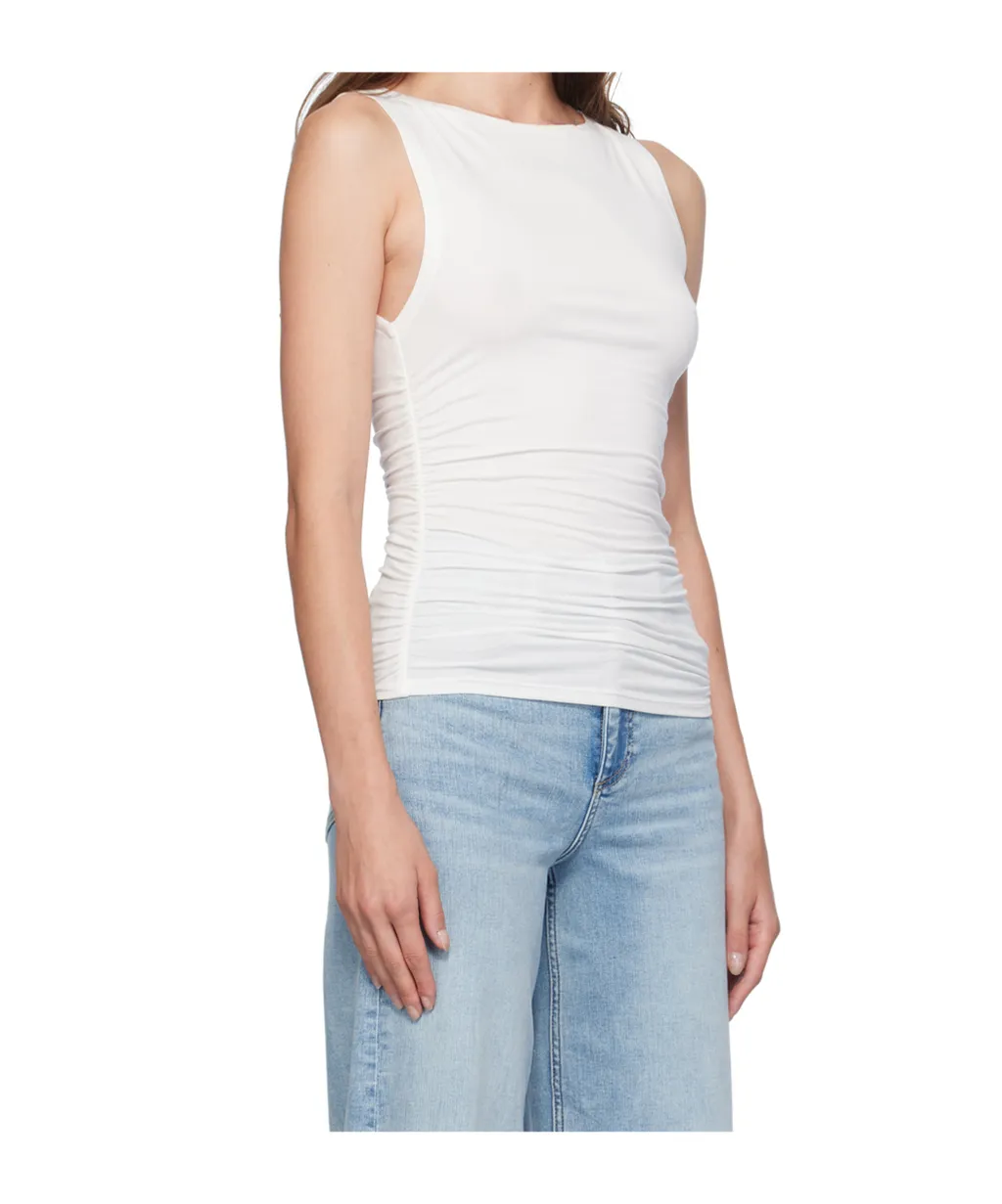 Collar Pleated Vest