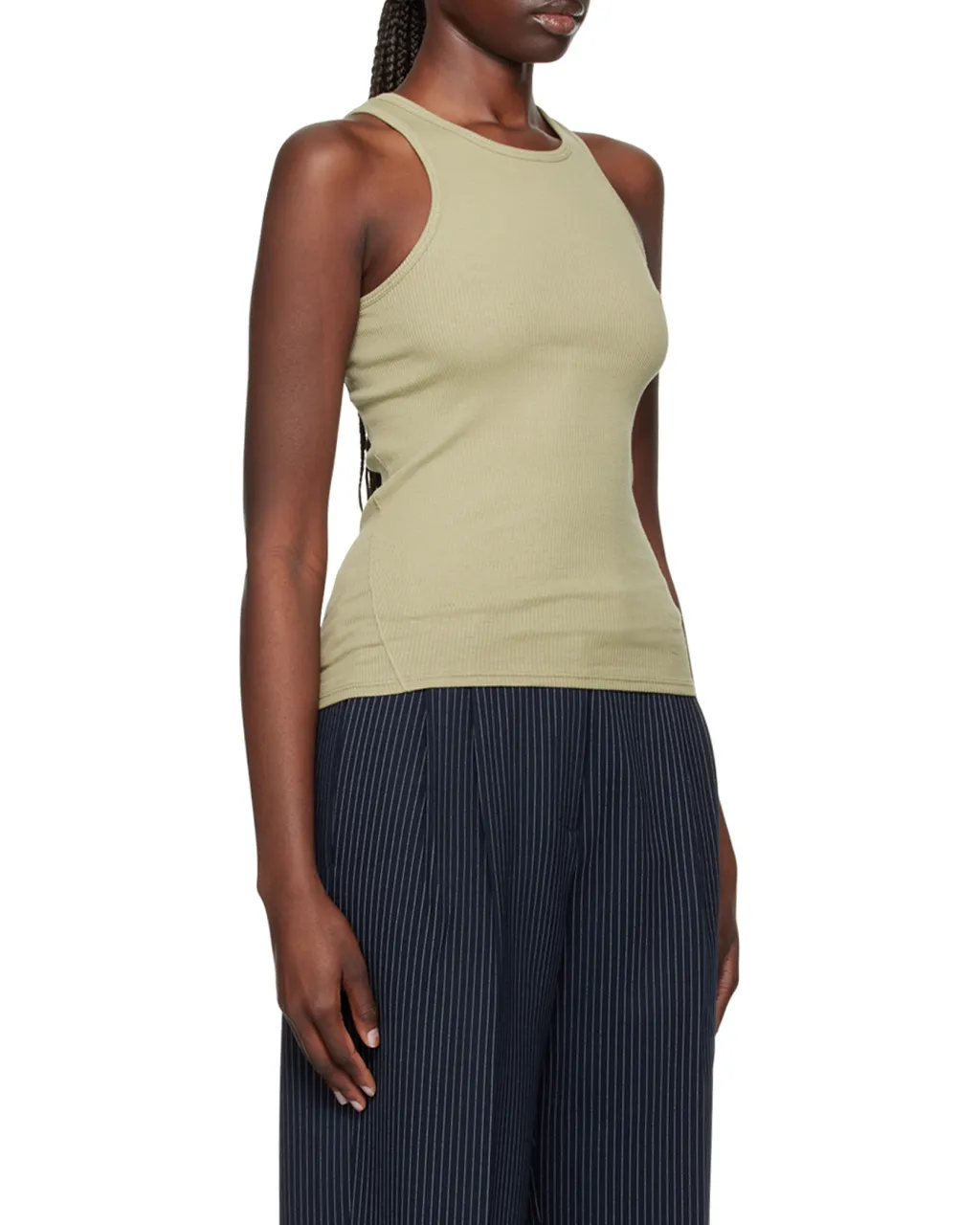 Rib Round-Neck Vest