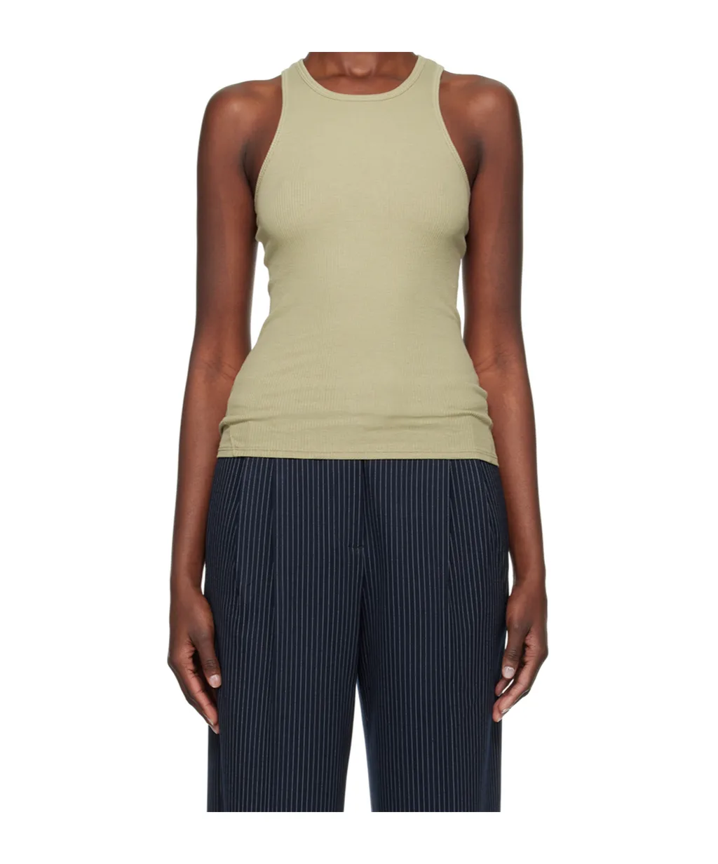 Rib Round-Neck Vest