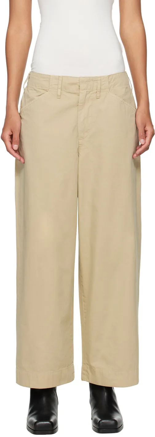 Belt-Loop Casual Pants