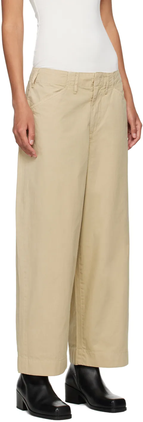 Belt-Loop Casual Pants