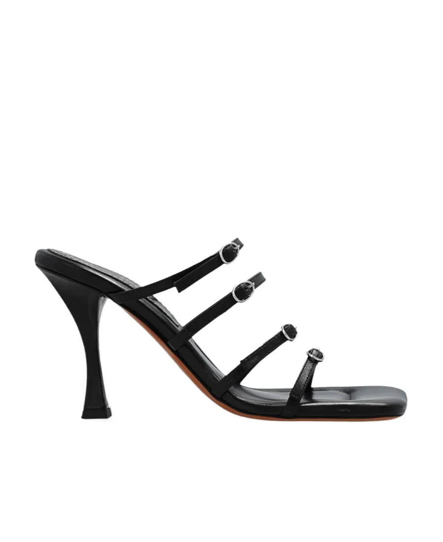 Selma Square-Toe Mules