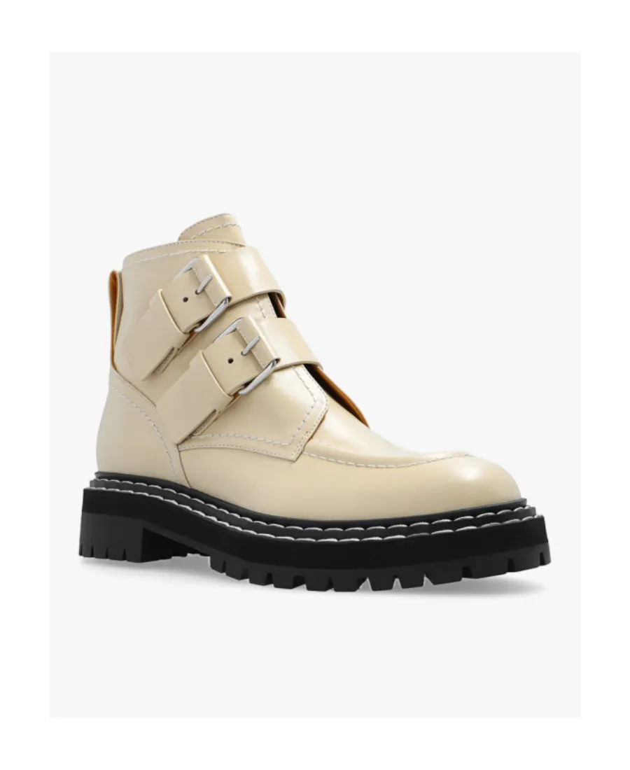 Lug-Sole Ankle Boots
