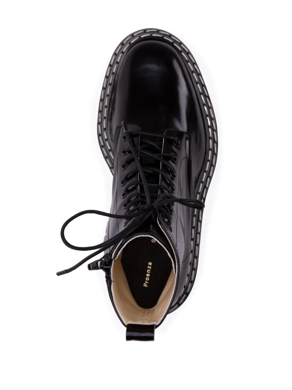 Round-Toe Lace-Up Boots