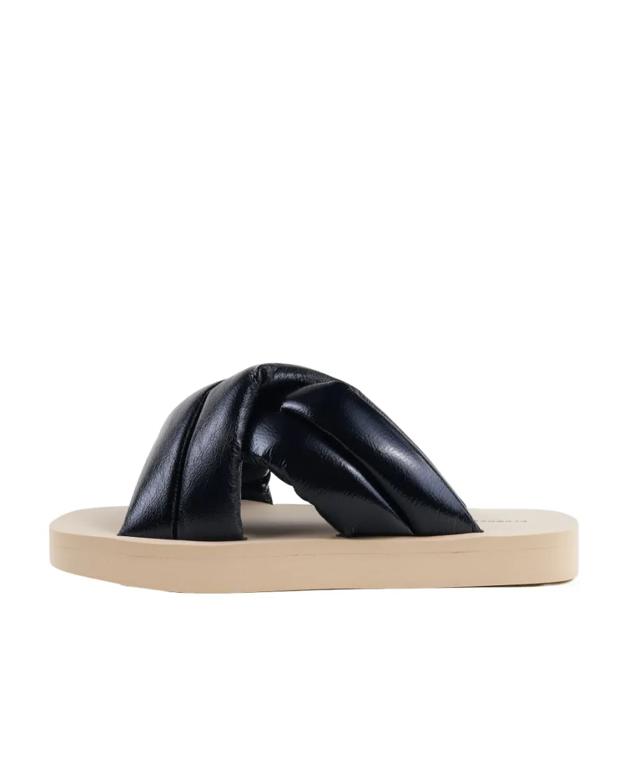 Crossover Slide Sandals