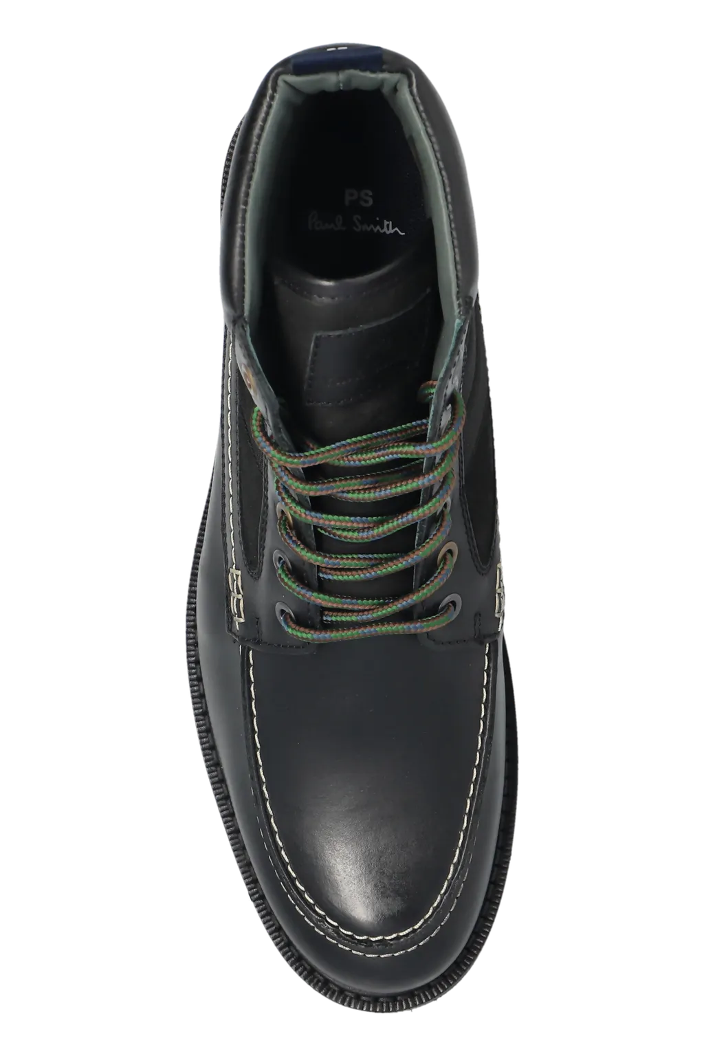 Curtis Panelled Lace-Up Boots