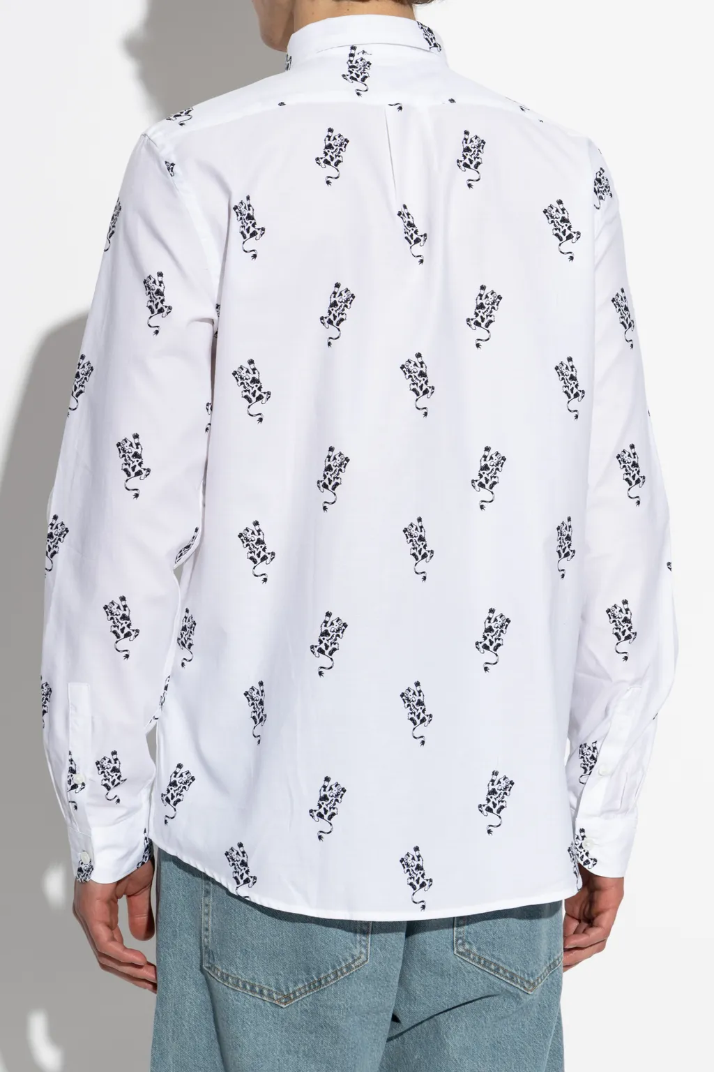 Animal Motif Long-Sleeved Shirt