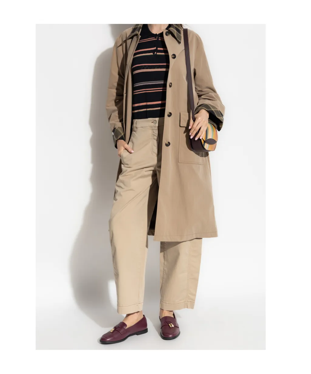 Mid-Rise Loose Fit Trousers