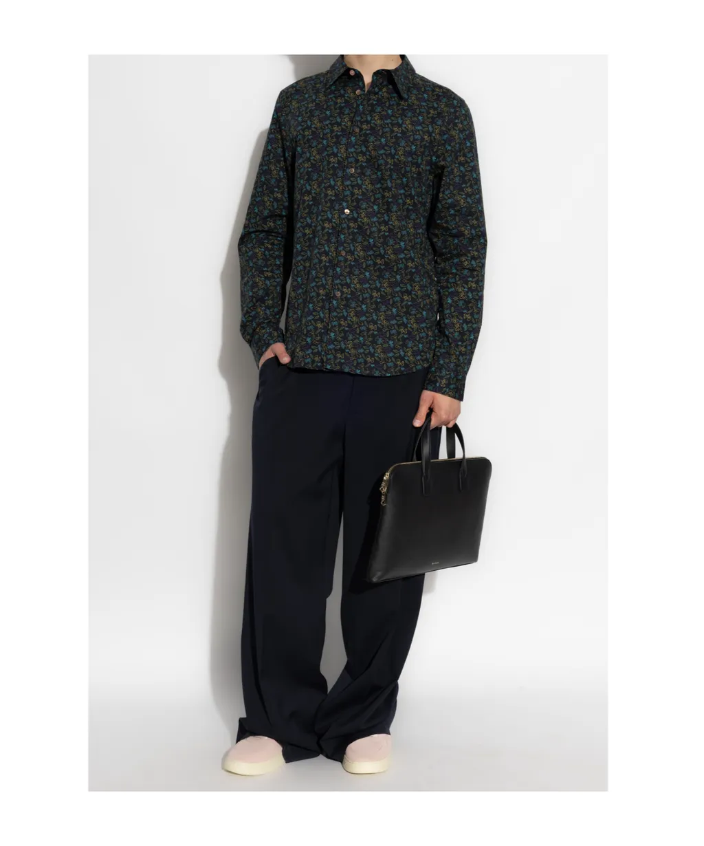 Colorful Printed Long-Sleeved Shirt