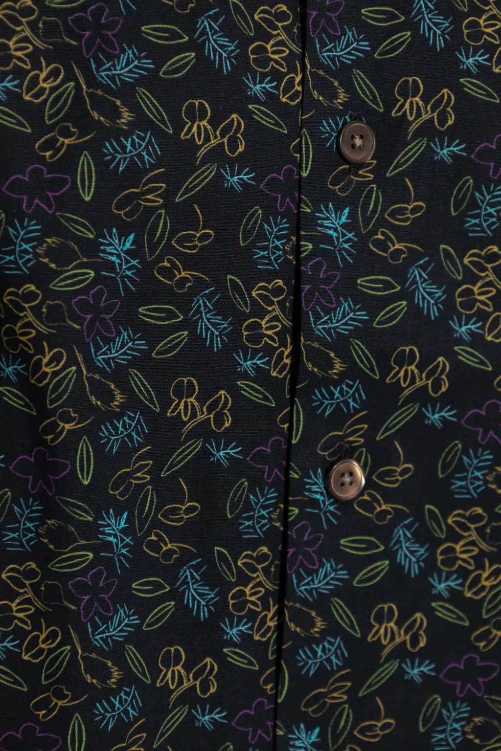Colorful Printed Long-Sleeved Shirt