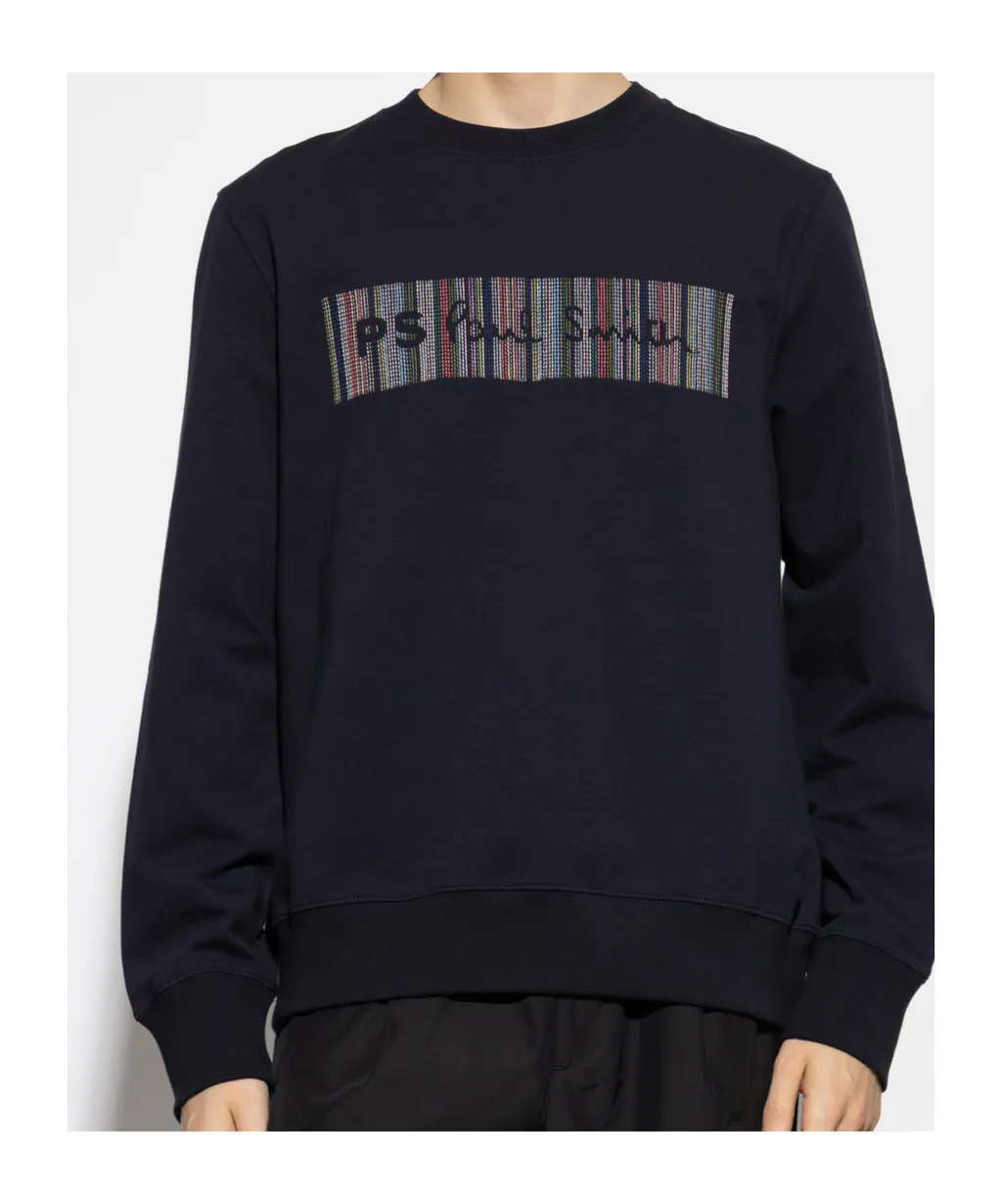 Logo Embroidered Crewneck Sweatshirt