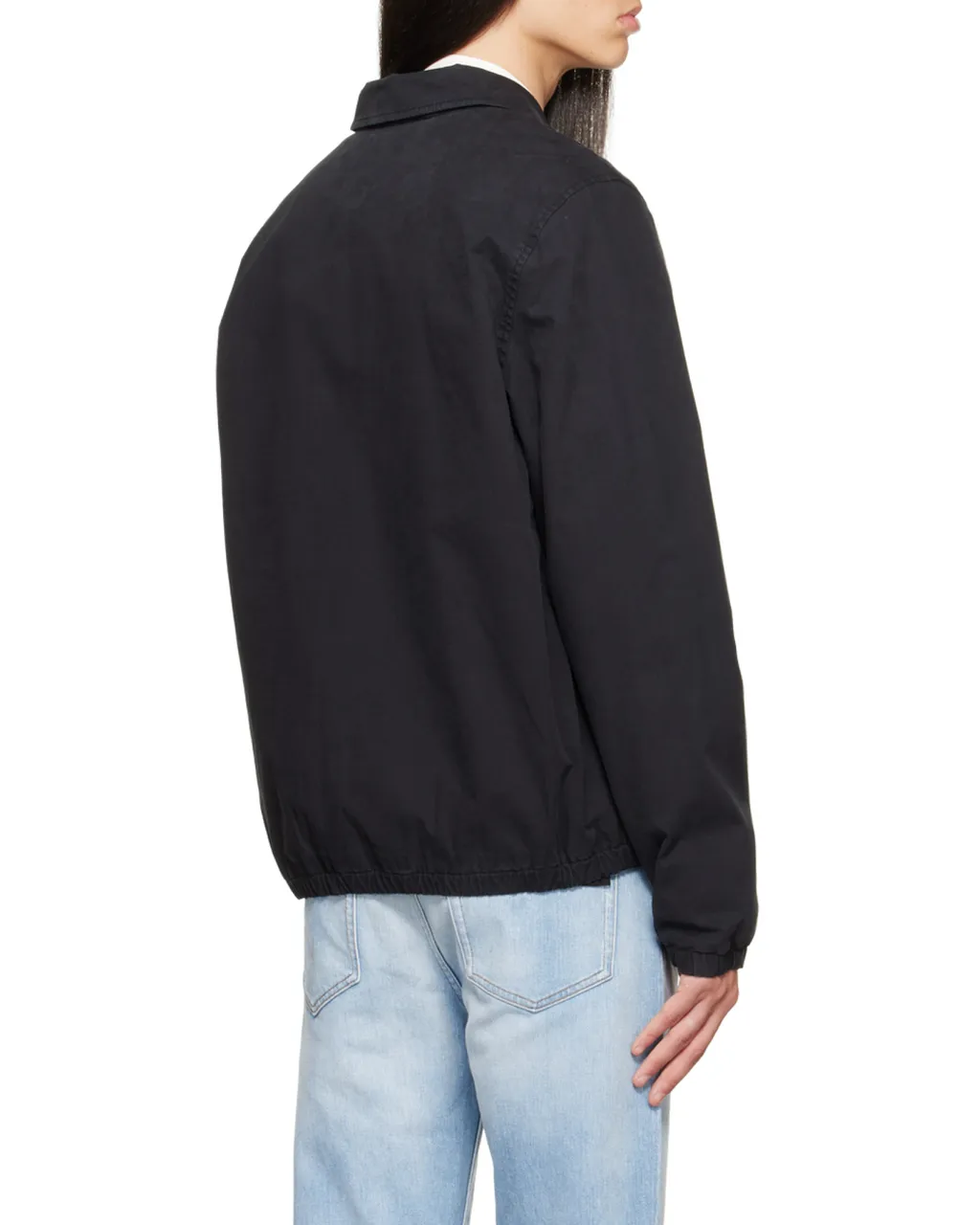 Zebra-Embroidered Organic Cotton Jacket