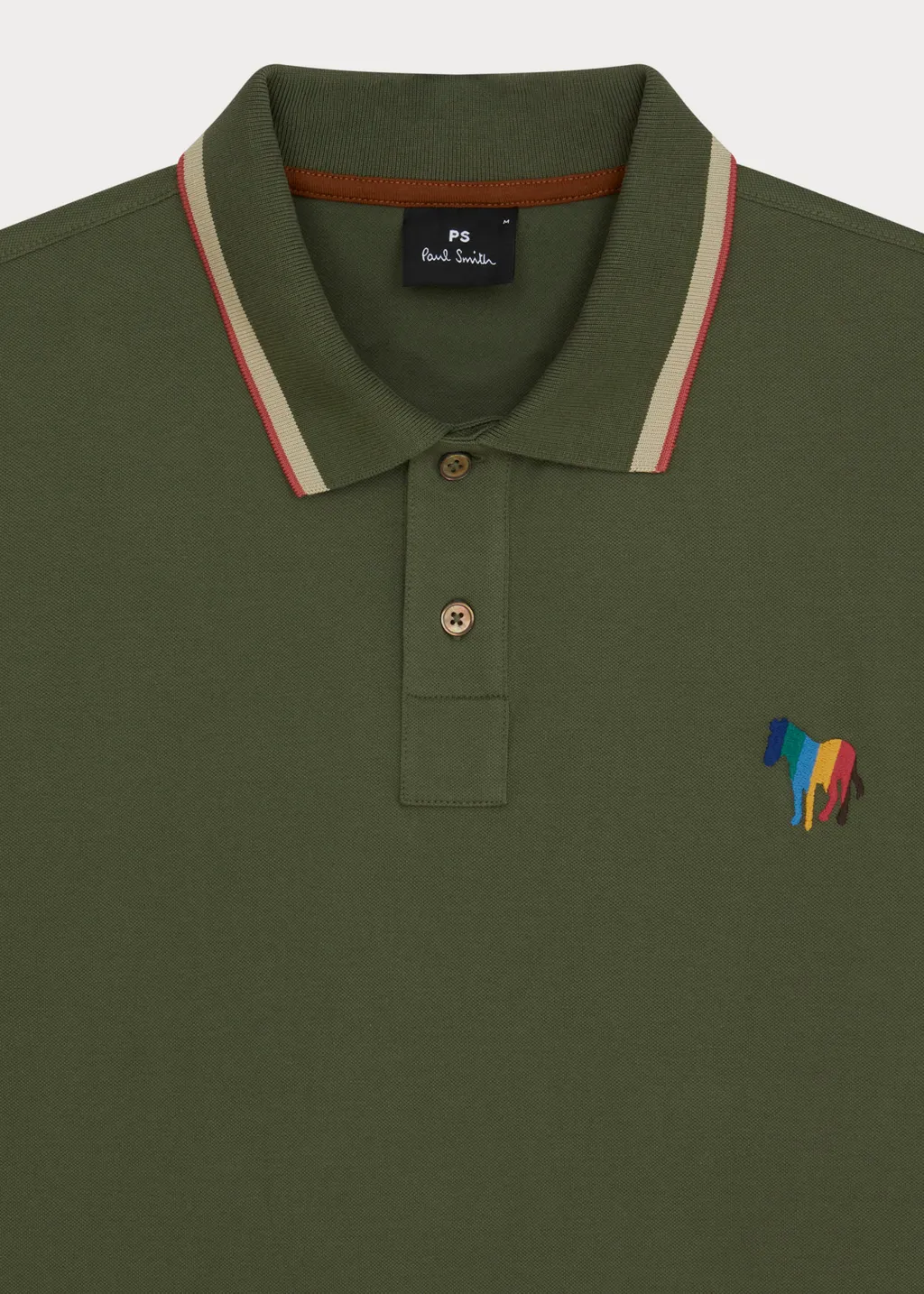 Broad Stripe Zebra Polo Shirt