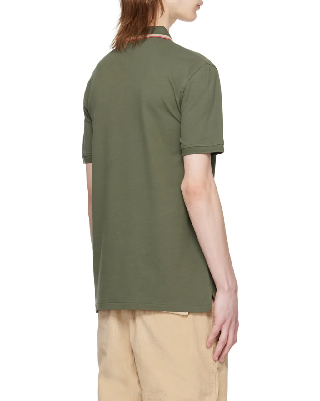 Broad Stripe Zebra Polo Shirt