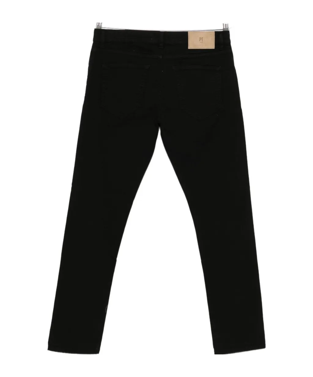 Button-Fly Cotton Jeans