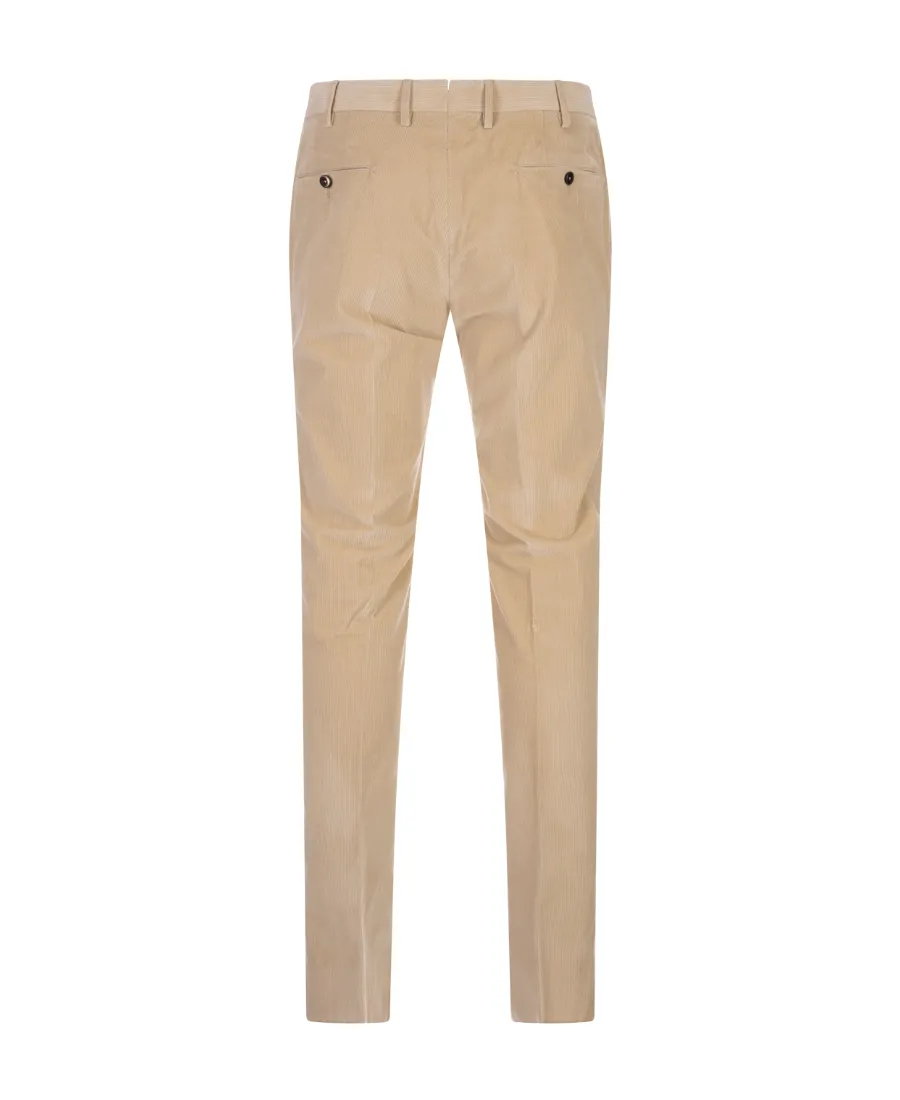 Corduroy Cotton Tapered Trousers
