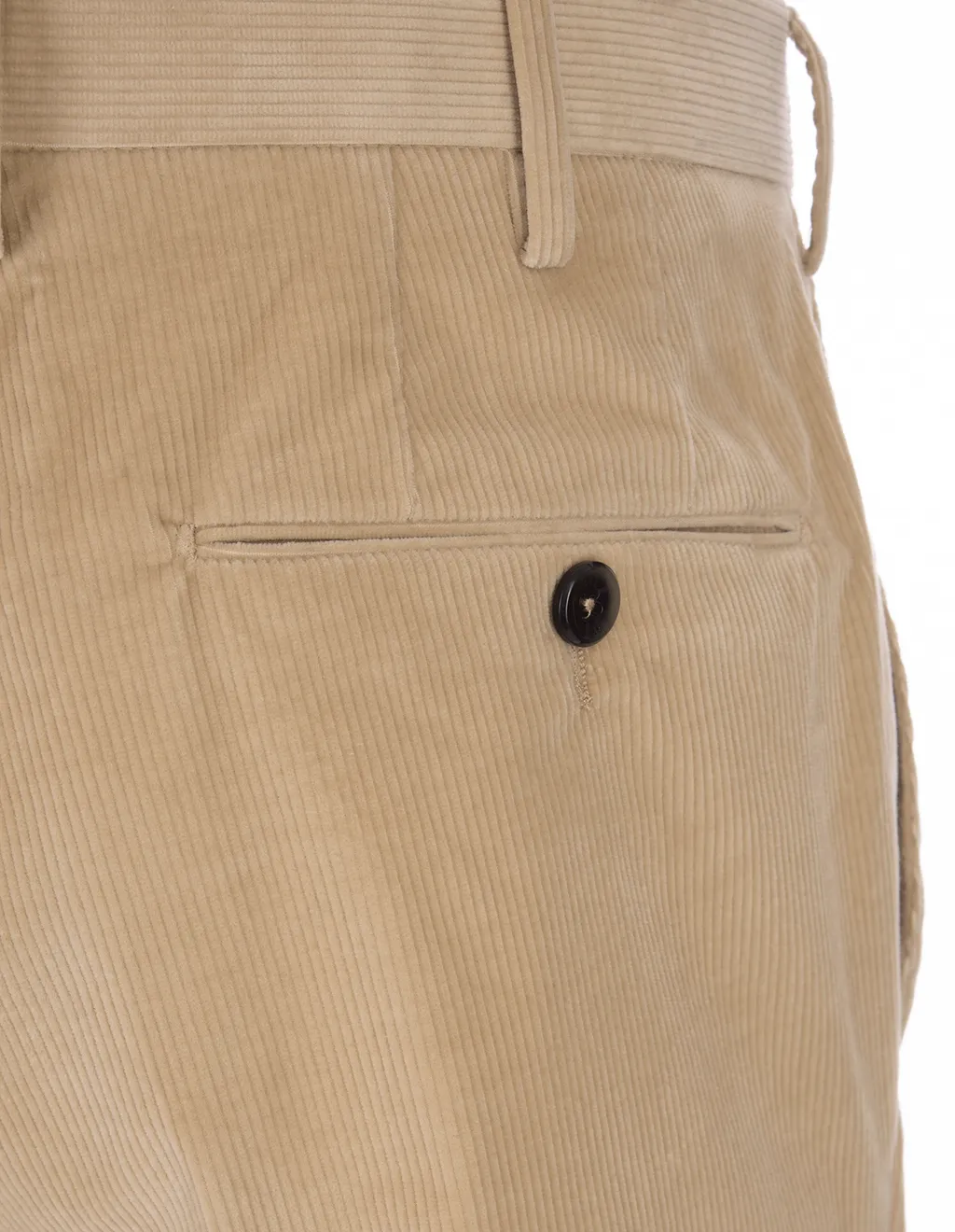 Corduroy Cotton Tapered Trousers