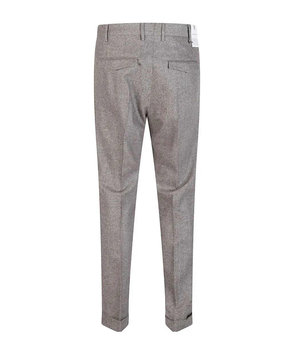 Virgin Wool-Blend Pants