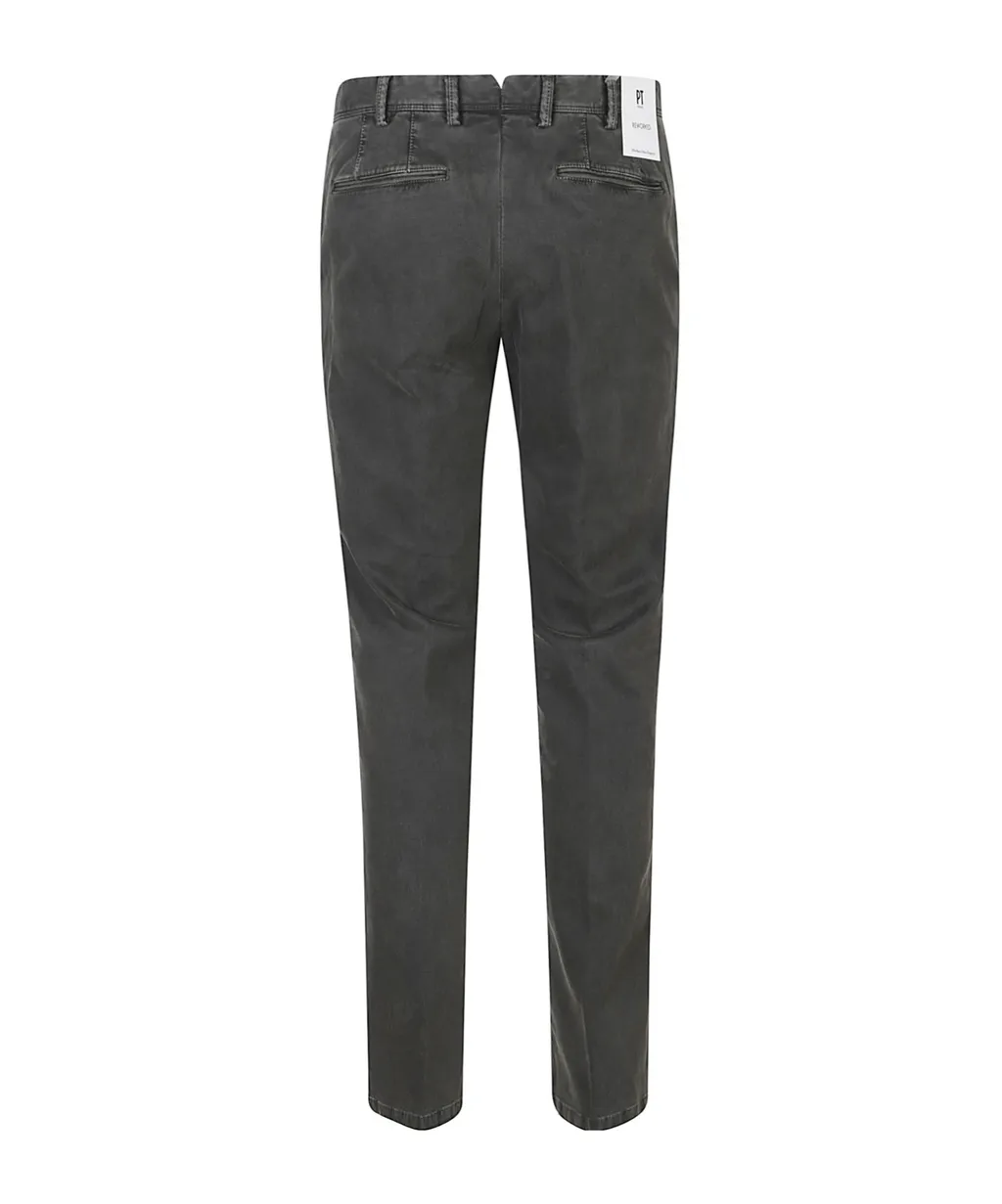 Cotton-Blend Trousers