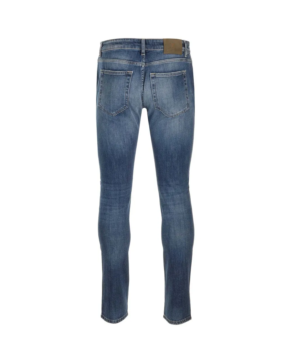 Mid-Rise Slim-Fit Jeans