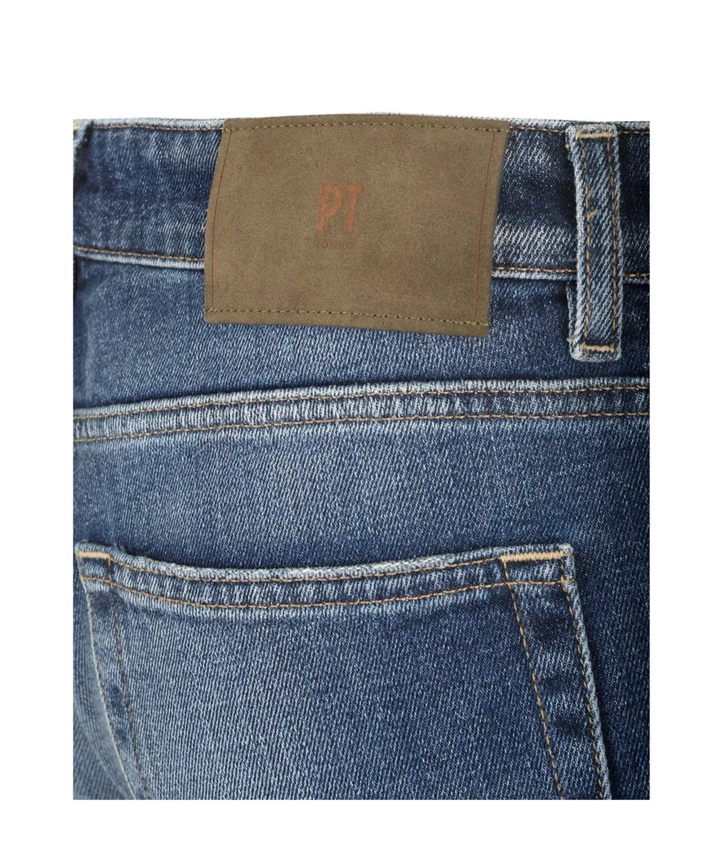 Mid-Rise Slim-Fit Jeans