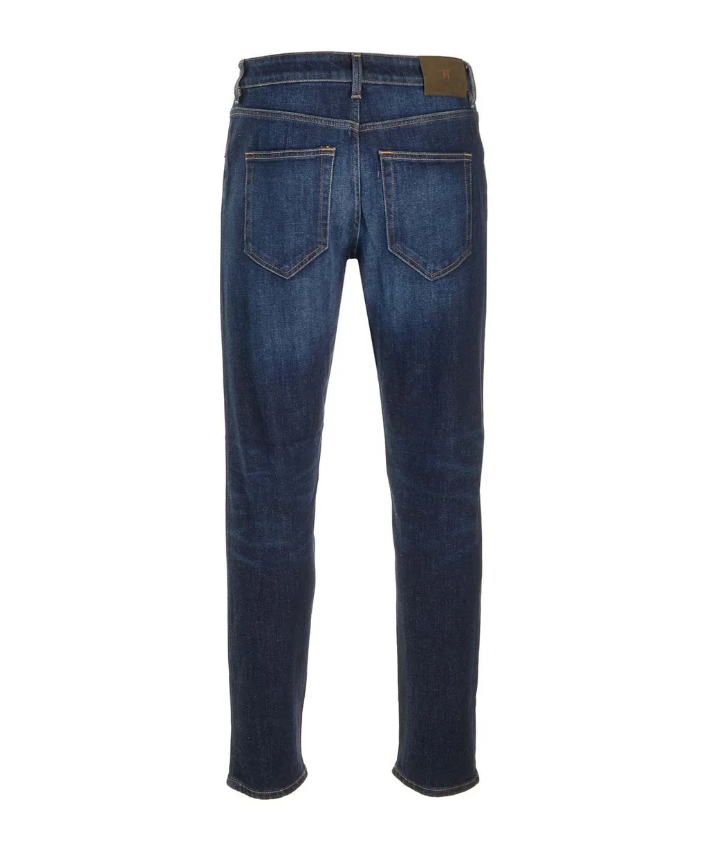 Mid-Rise Slim-Fit Jeans