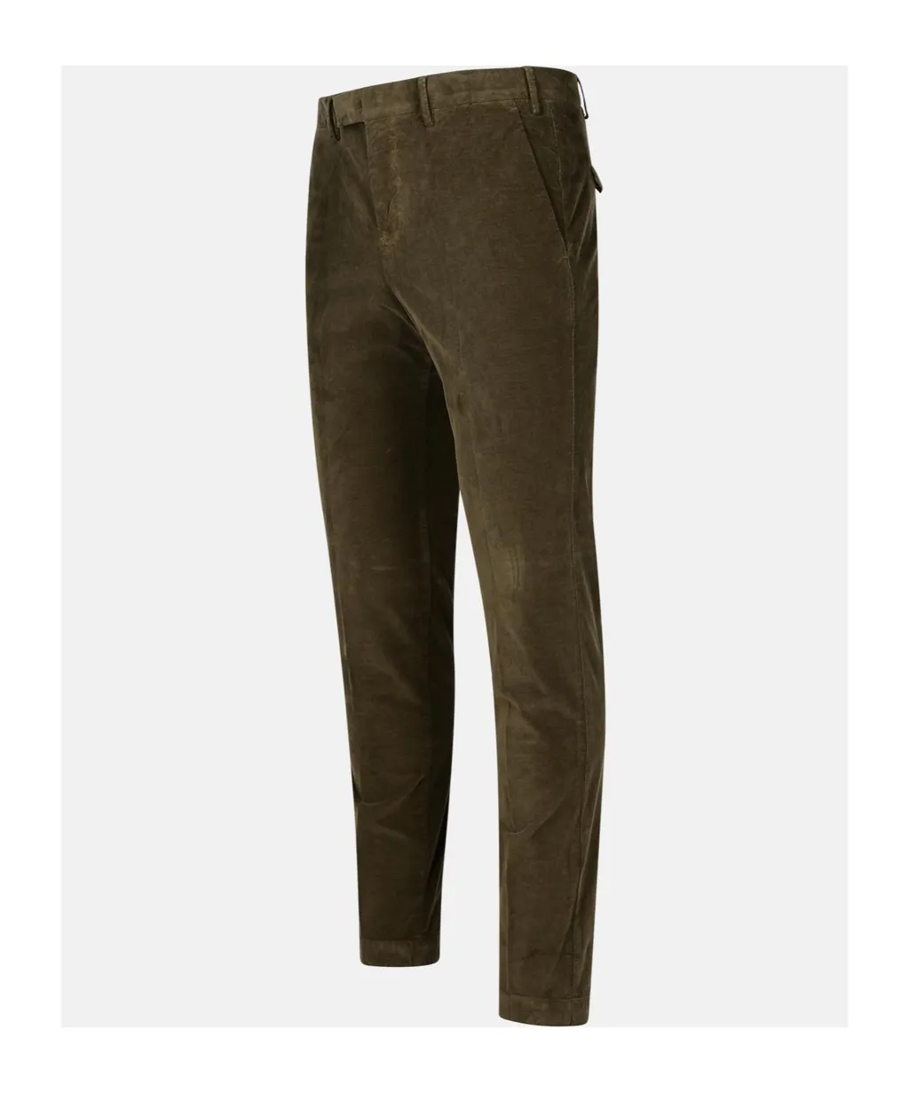 Pt01 Straight-Leg Cotton Pants