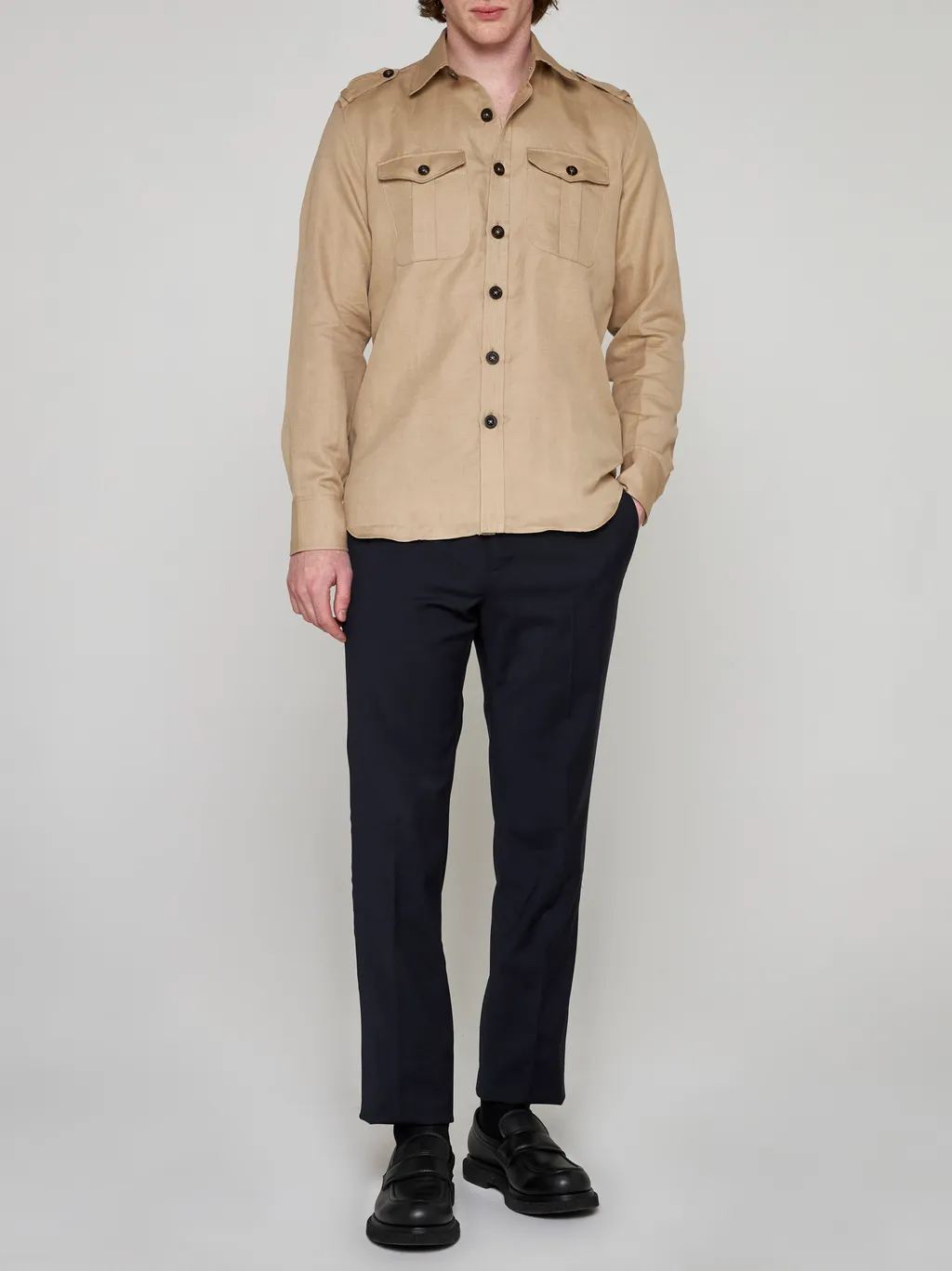 Slim-Cut Trousers