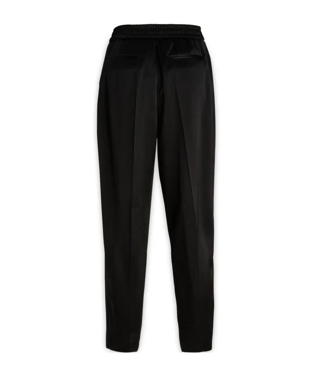 High-Waisted Tapered Trousers
