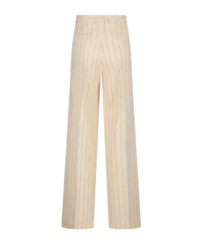 Pinstriped Trousers
