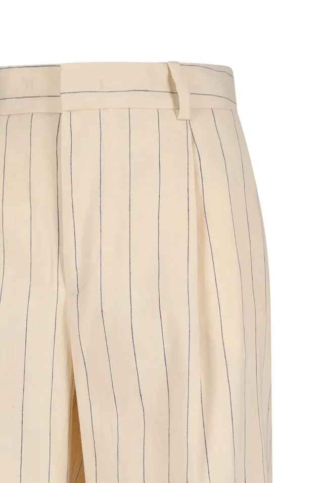 Pinstriped Trousers
