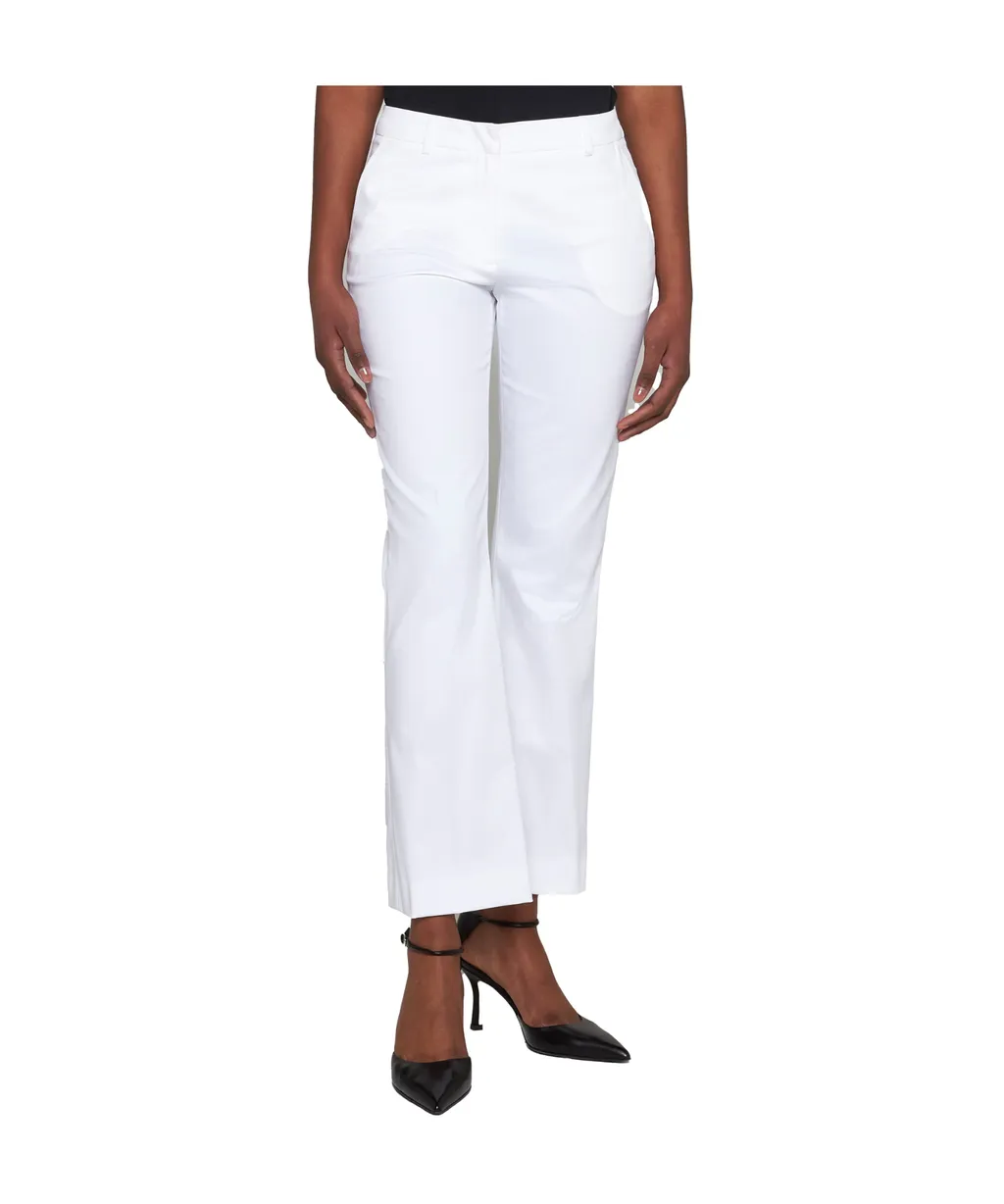 Stretch Cotton Slacks