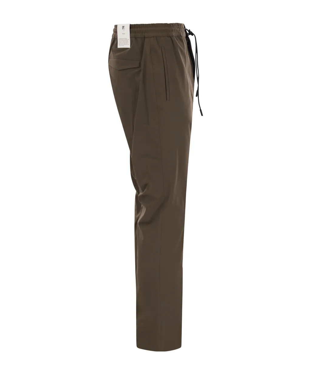 Omega Slim-Fit Drawstring Pants