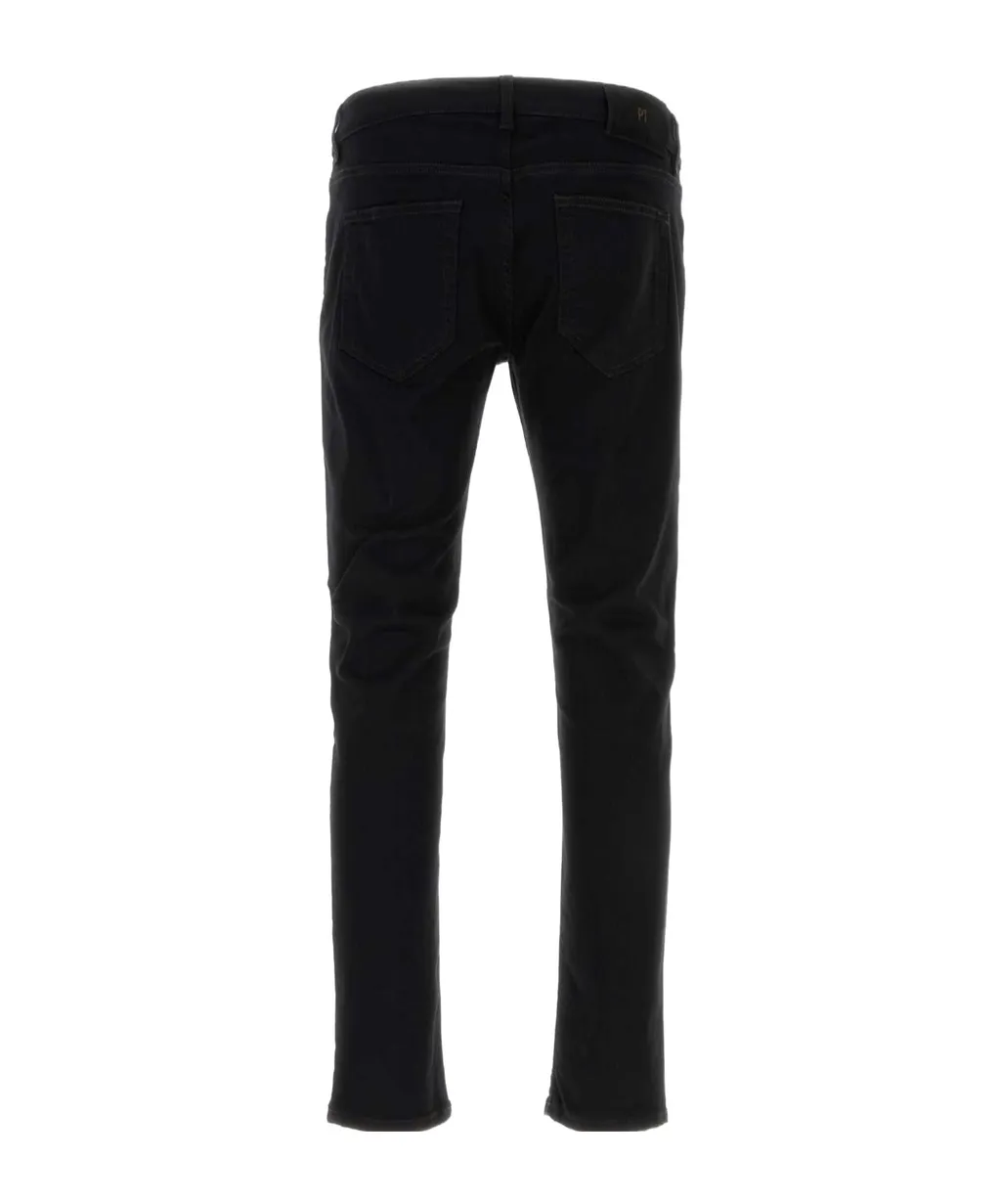 Logo Patch Skinny Cut Jeans