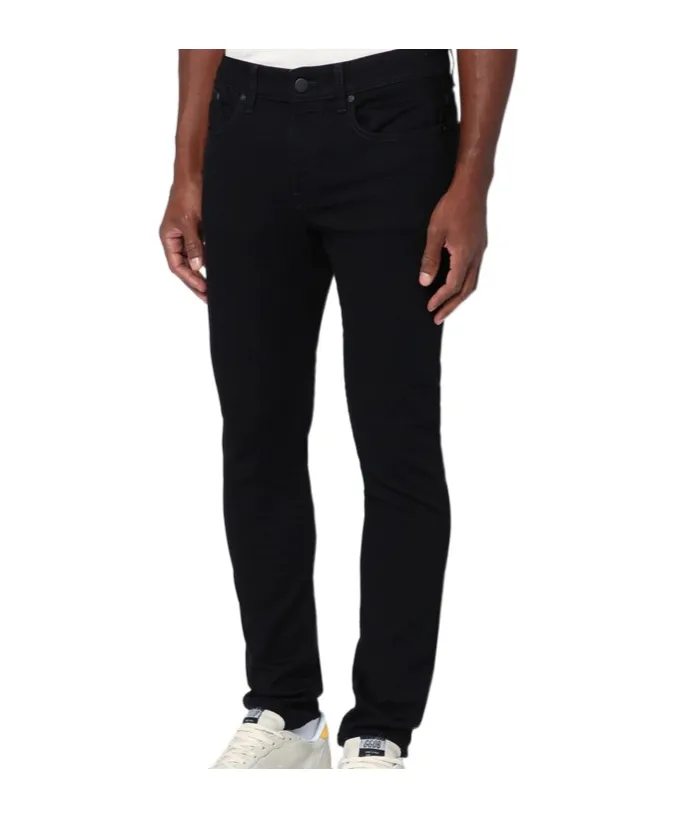 Logo Patch Skinny Cut Jeans
