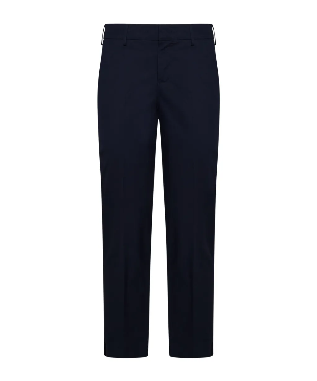 Tapered-Leg Tailored Trousers